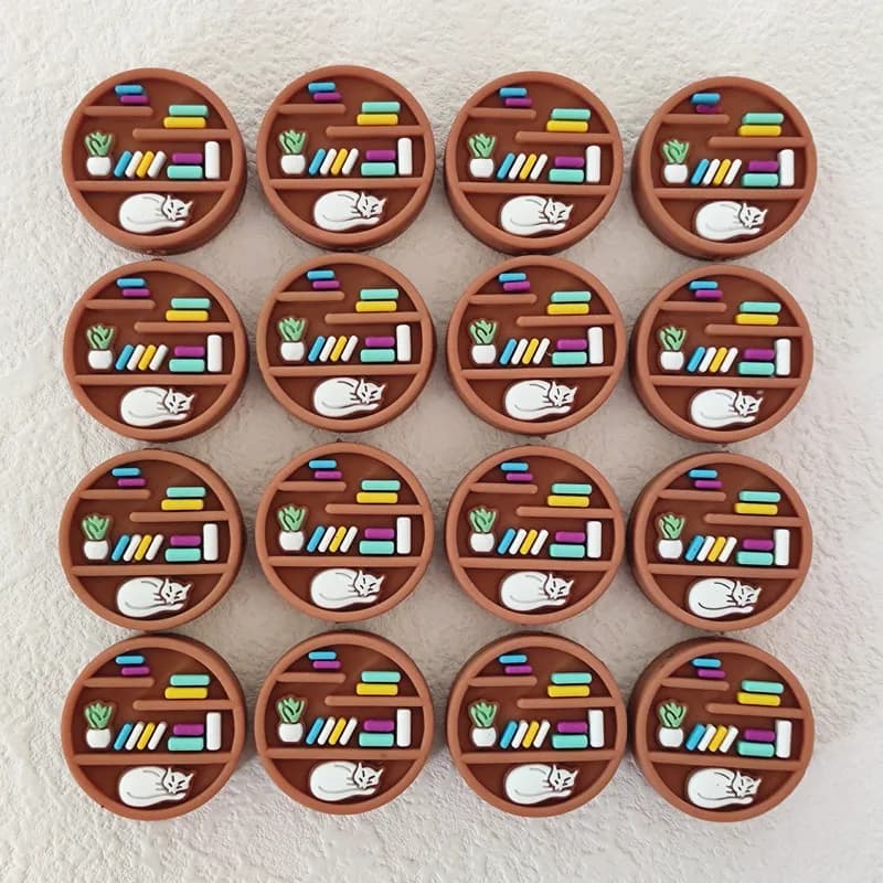 10 pezzi nuove perline focale in silicone stereo a forma di animali per la creazione di gioielli fai da te penna portachiavi collana accessori perline in silicone
