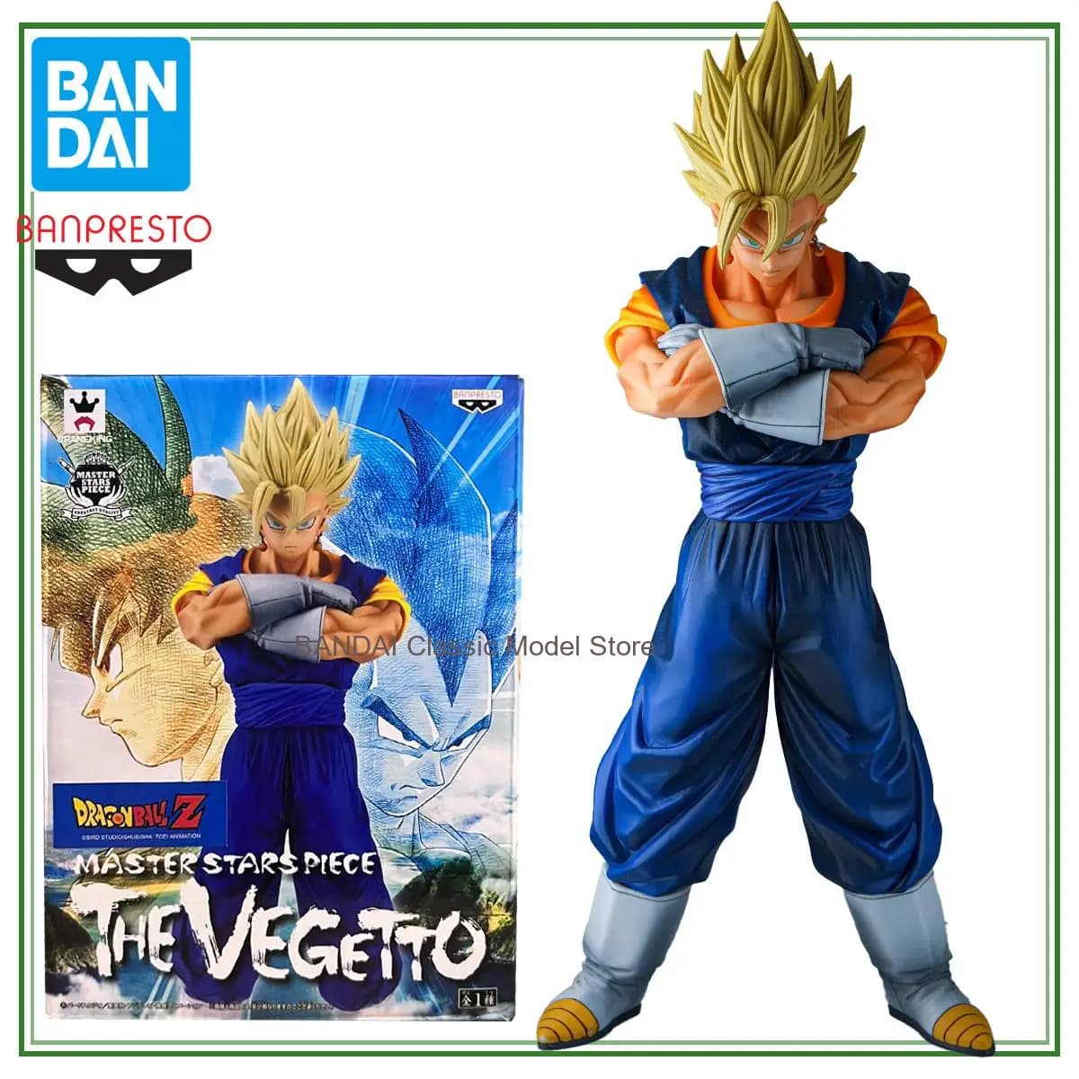 Bandai Originale BANPRESTO Anime msp Dragon Ball Z CLEARISE Super Saiyan Vegetto Action Figures Collezione Modello Giocattoli