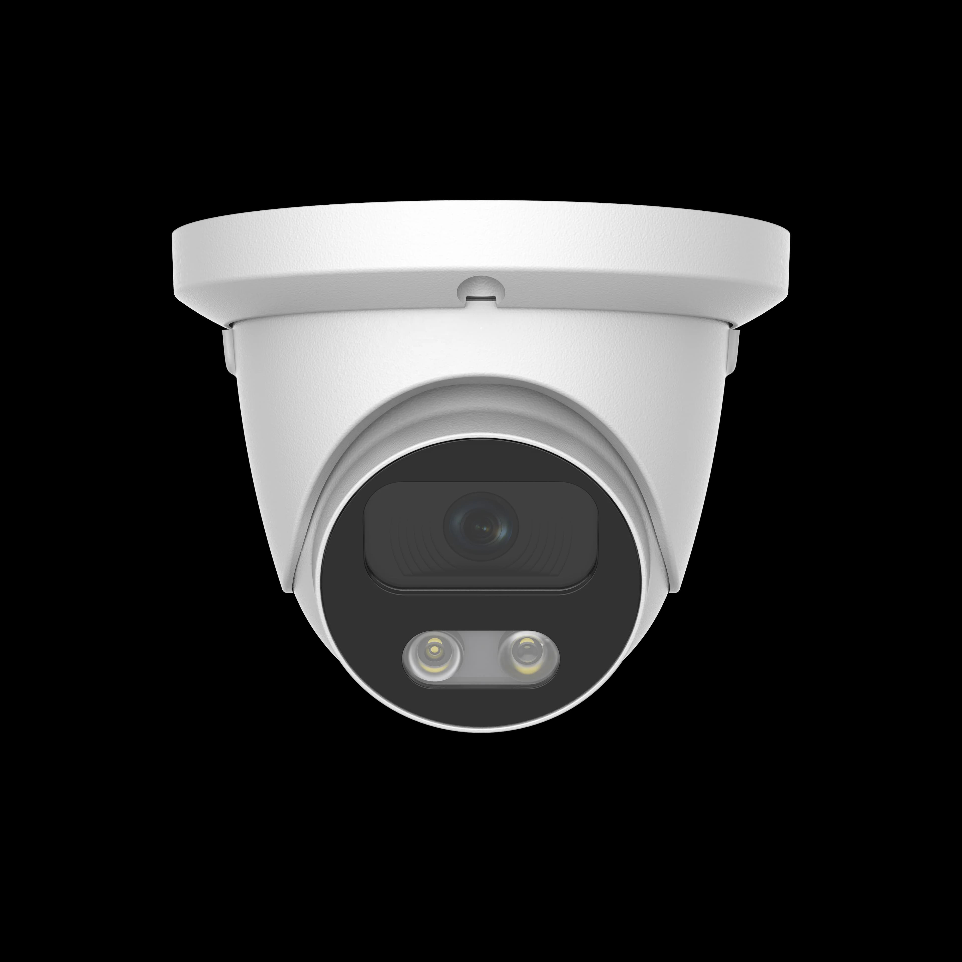 Telecamera IP 4K PoE Audio impermeabile IP67 per interni con microfono Torretta di rilevamento di persone/veicoli Video domestico da 8 MP Sorveglianza di sicurezza IR