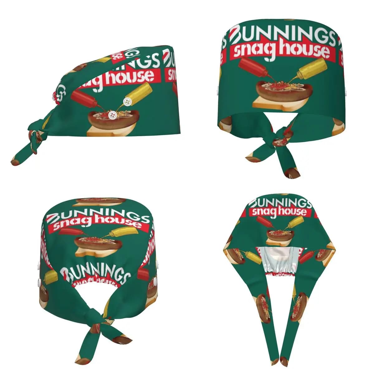Bunnings Snaghouse Scrub Hat Doctor Working Surgical Cap Men Women Adjustable Nursing Caps for Dentist