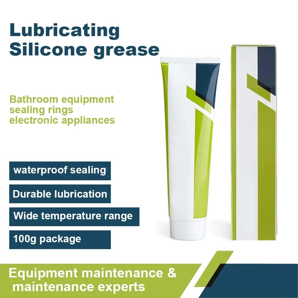Grasso al silicone lubrificante completamente sintetico Catena per serratura della porta Guarnizione impermeabile Hardware per il bagno domestico Anello in gomma Isolamento