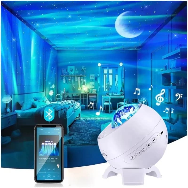 Northern Lamp Projectors Light Night Galaxy Starry Sky Night Lamp Aurora Galaxy Projector Lighting Decoration Home Projector