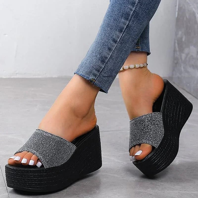 Scarpe donna pantofole fondo morbido sandali con zeppa scarpe estive per donna sandali con plateau zeppe Zapatos Mujer calzature
