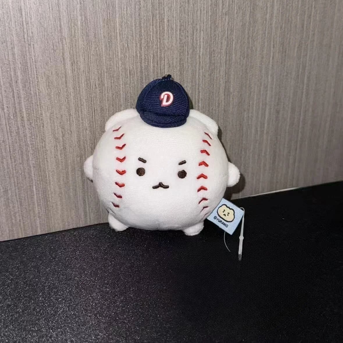 Baseball Plush Keychain Kawaii Stuffed Animal Bag Charm Cute Cartoon Decoration Gift Boys Girls Random Style Soft