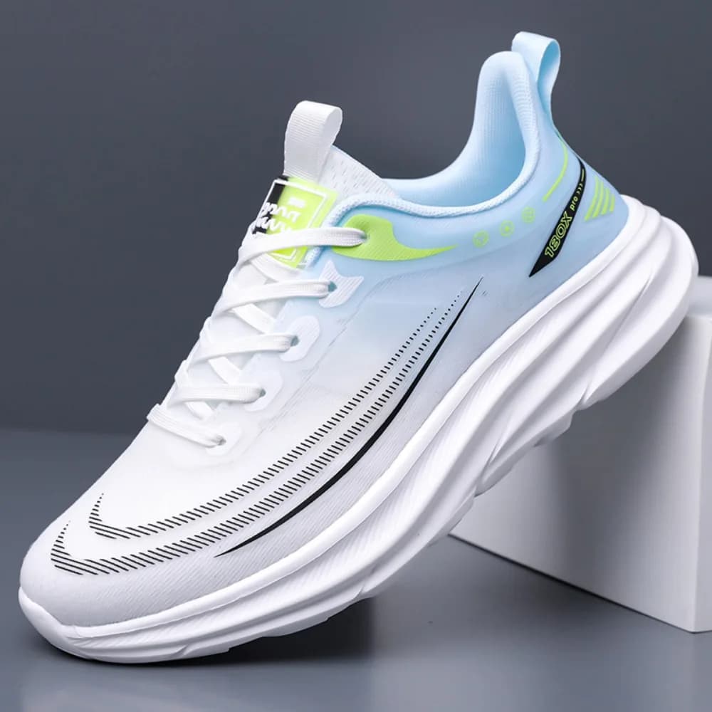 Scarpe da Corsa Uomo Traspiranti in Mesh Sfumato Leggere Ammortizzate Antiscivolo Sportive