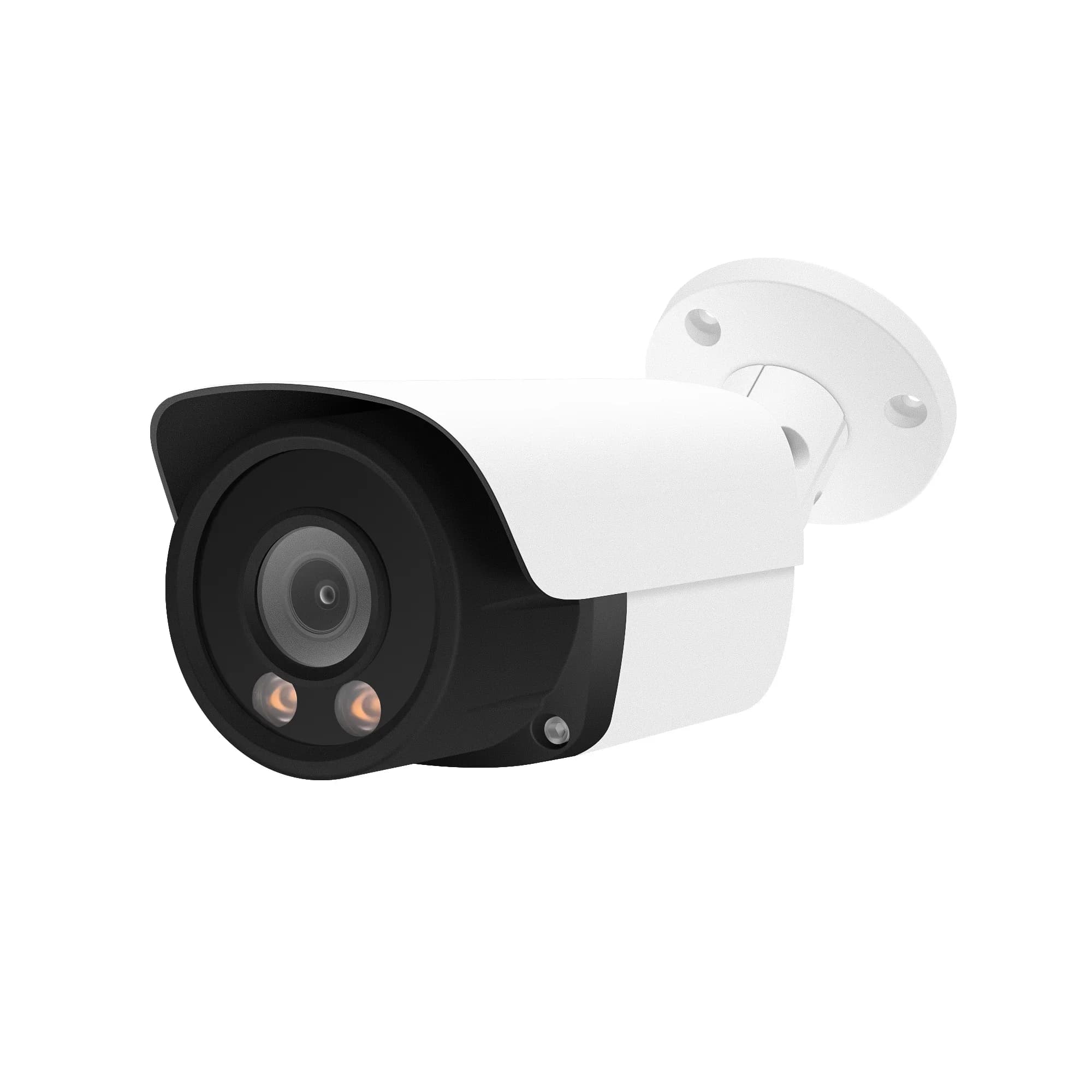Telecamera IP di Sicurezza Esterna Bullet 4K 8MP 2026 con Visione Notturna a Colori Intelligente e Microfono Integrato Rilevamento del tratto del viso, rilevamento di attraversamento di linee, rilevamento di persone/veicoli