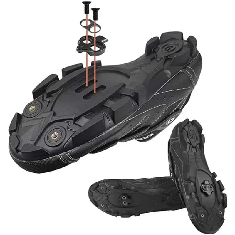 1 Set Blocco per scarpe da bicicletta Lama per pedale per bicicletta Strada Mountain Bike Tacchetto SPD Attrezzatura per biciclette Accessori per biciclette sportive all'aria aperta