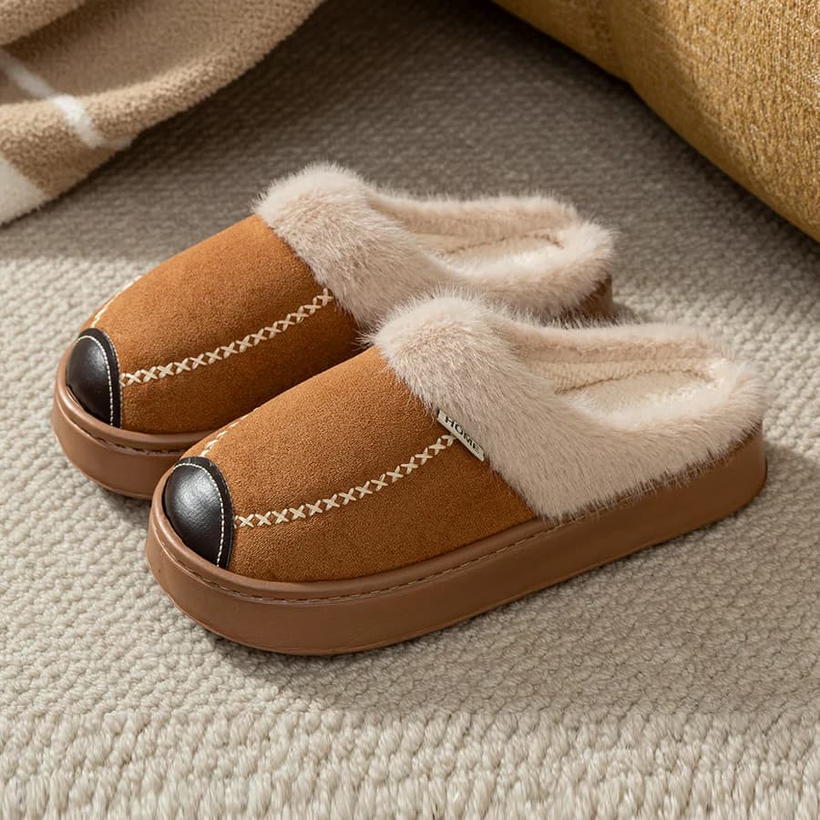 Pantofole in peluche da donna Boot Winter Girl Indoor Warm Outdoor Antiscivolo Comfort Moda Camera da letto Tempo libero Scarpe semplici per la casa