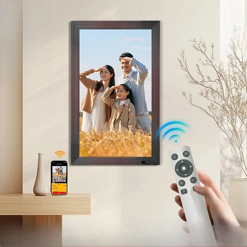 Large ruler electronic photo album, multi-function smart digital photo frame 27 inches