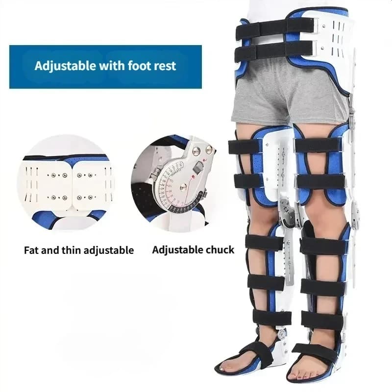 Vendita calda in fabbricaDurevole Hip Ginocchio Caviglia Piede Ortesi Bretelle Coscia Ginocchio Gamba Caviglia Artiglio fisso Strap Supporto articolare Stabilizzatore