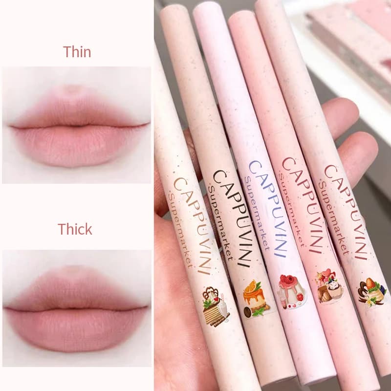 CAPPUVINI Matita for opaque lips Lip contour lipstick pen for lipstick pencil lipstick for long life waterproof