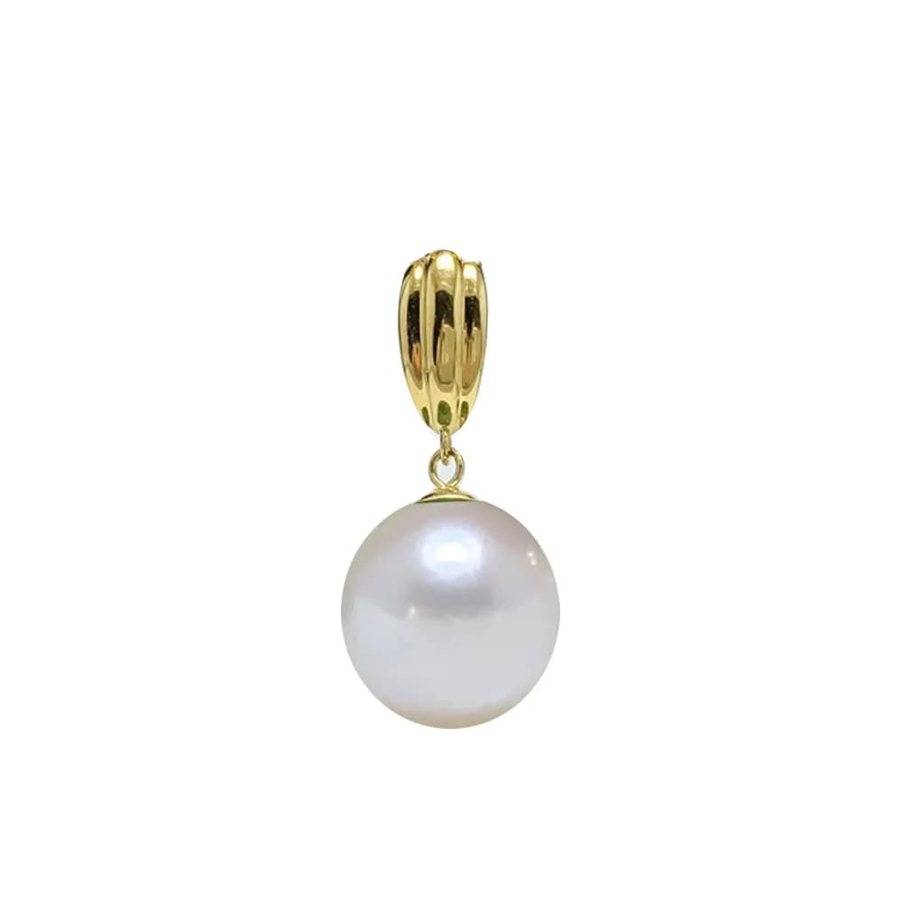 SHILOVEM 18K Gold Pearl Pendant New Christmas Birthday Gift Wholesale Women No Yzz1111055zz Necklace