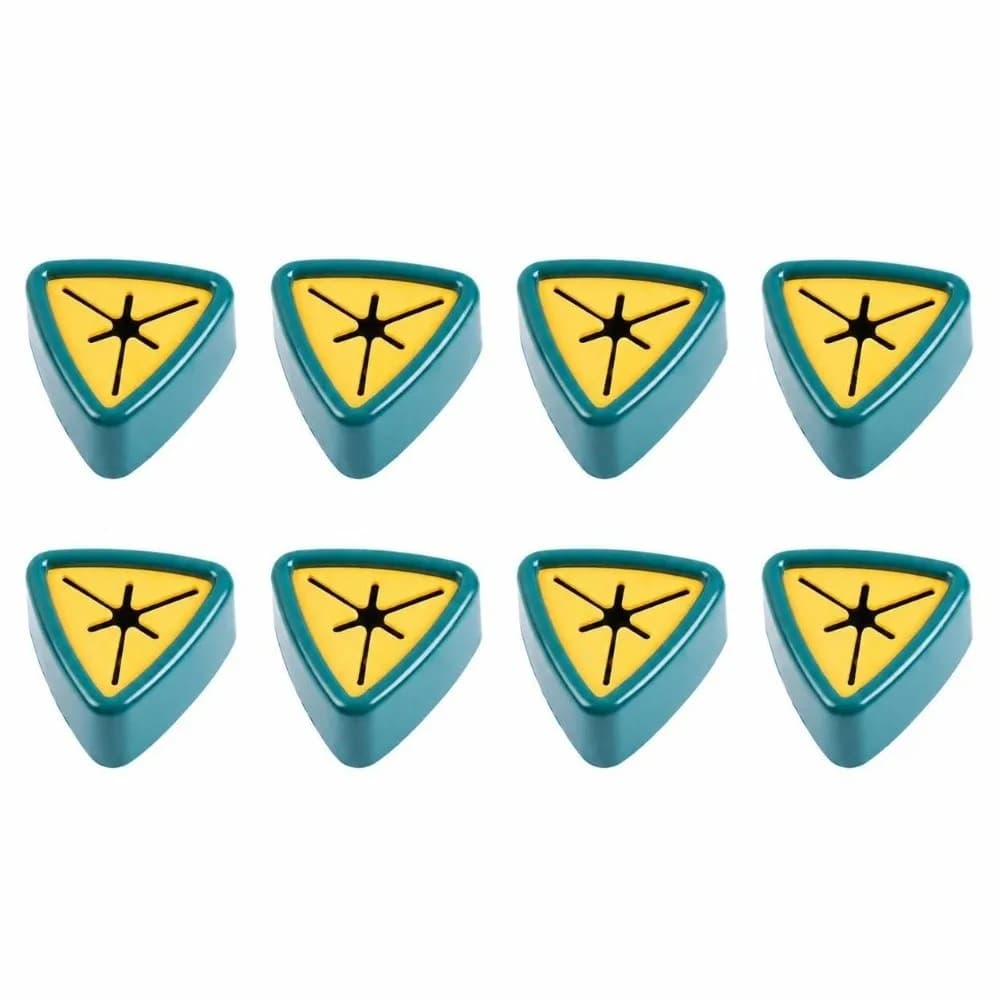 8PCS Silicone Kitchen Towel Hook Self-Adhesive 1.97in×1.97in×0.87in Adhesive Towel Hanger Triangle Towel Holders For RV
