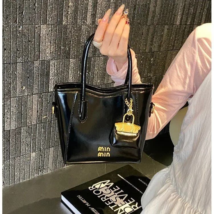 Eleganti Borse Fasciatoio Minimaliste di Design Parigino per Donne, Borsa a Tracolla di Lusso in Pelle Vintage di Grande Capacità e alla Moda