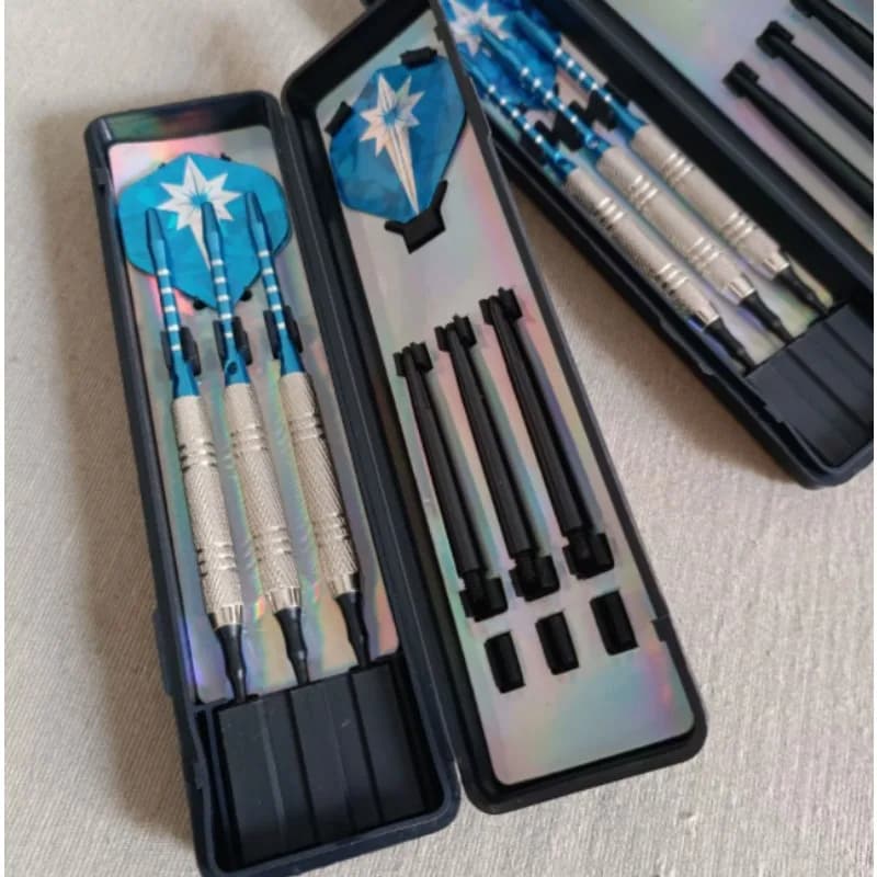 3Pcs 14 Grams Soft Tip Darts Set Aluminum Shafts Unbreakable Dart Flights Safe Plastic Tip Darts Suitable Indoor Entertainment