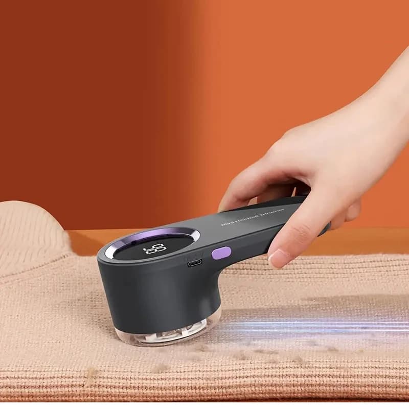 Sfera portatile per depilazione | Rasoio per tessuti e rifinitore per indumenti con display digitale ricaricabile tramite USB, con 3 modalità regolabili