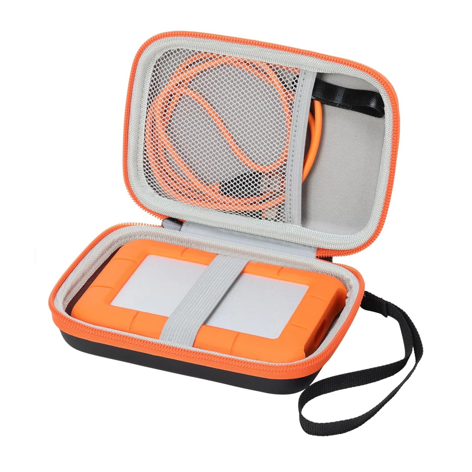 Custodia per disco rigido per supporto portatile LaCie Rugged Mini 1TB-5TB per Mac PC Cavo USB Schede SD HDD esterno