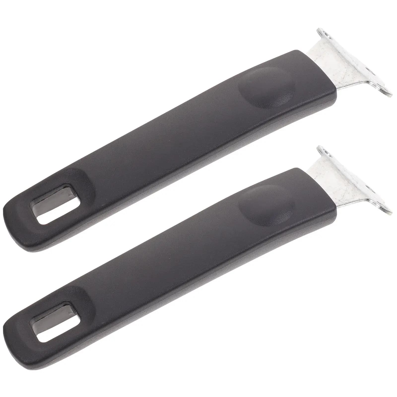 2 Pezzi Manici di Ricambio Universali in Bachelite Premium per Padelle, Pentole, Wok, Anti-scottatura, Staccabili, per Uso Domestico in Cucina