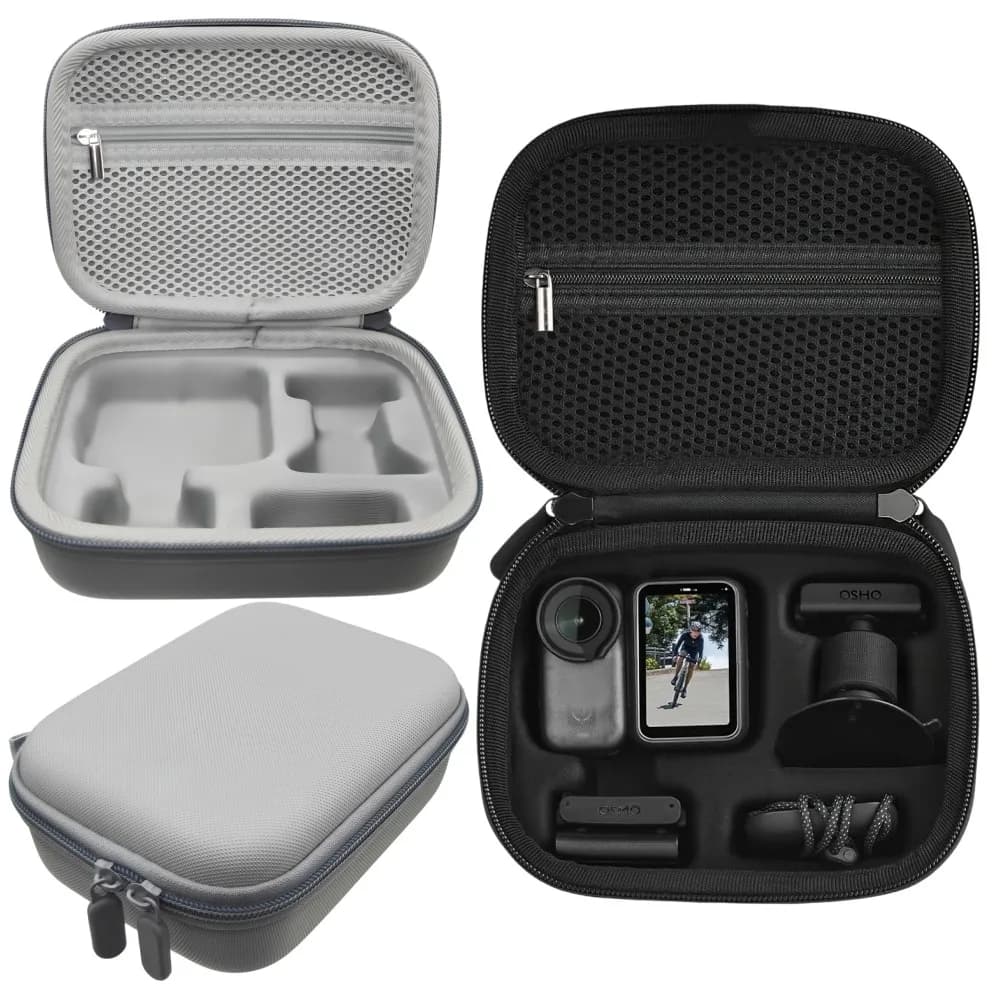 Storage Case For DJI OSMO Nano Bag Travel Protective PU Handbag Waterproof Carry Box Action Camera Accessories