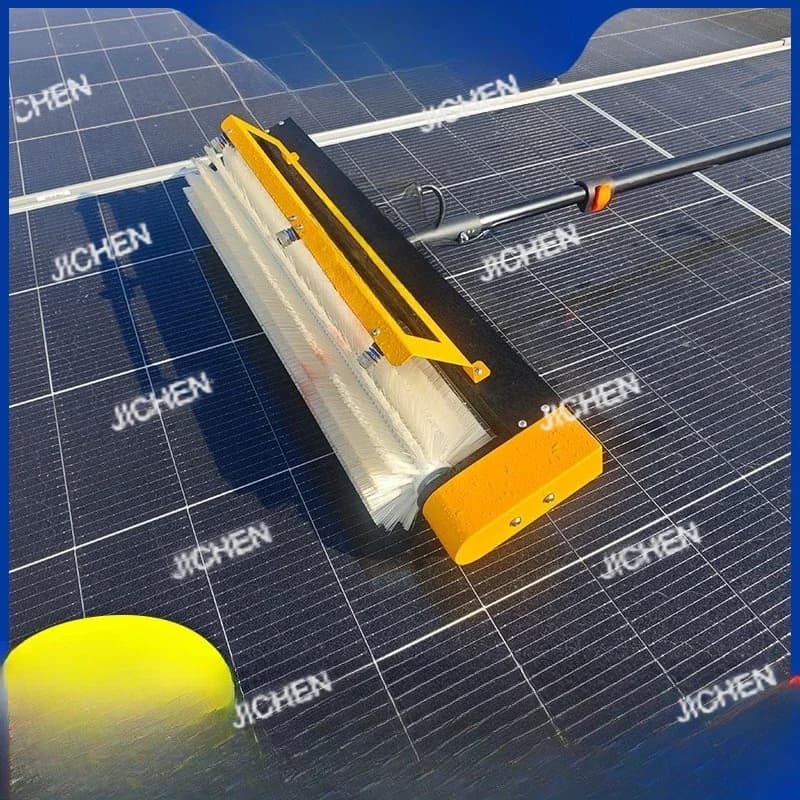 Spazzola multifunzionale per la pulizia di pannelli solari, spazzola a rullo per la pulizia di pannelli fotovoltaici