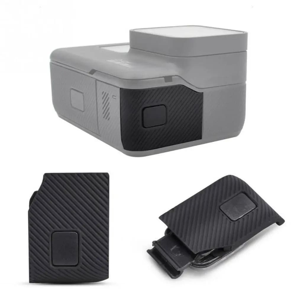 Flip Coperchio laterale batteria per GoPro Hero 5/6/7 Nero Coperchio porta batteria rimovibile Porta custodia di ricarica per fotocamera Gopro Hero 5 6 7