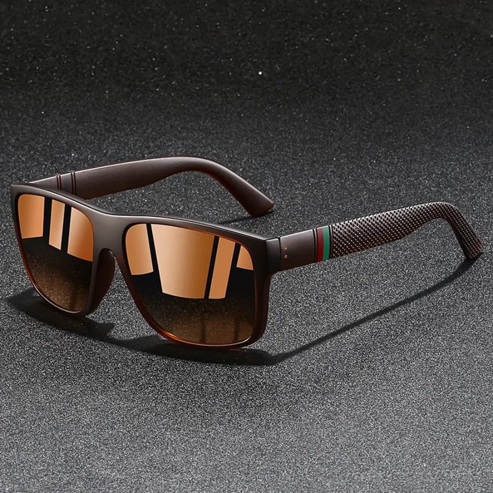 Occhiali da Sole Quadrati con Motivo a Scacchi UV400 Unisex Stile Vintage Leggeri per Uomo Donna Estate Spiaggia Guida Pesca