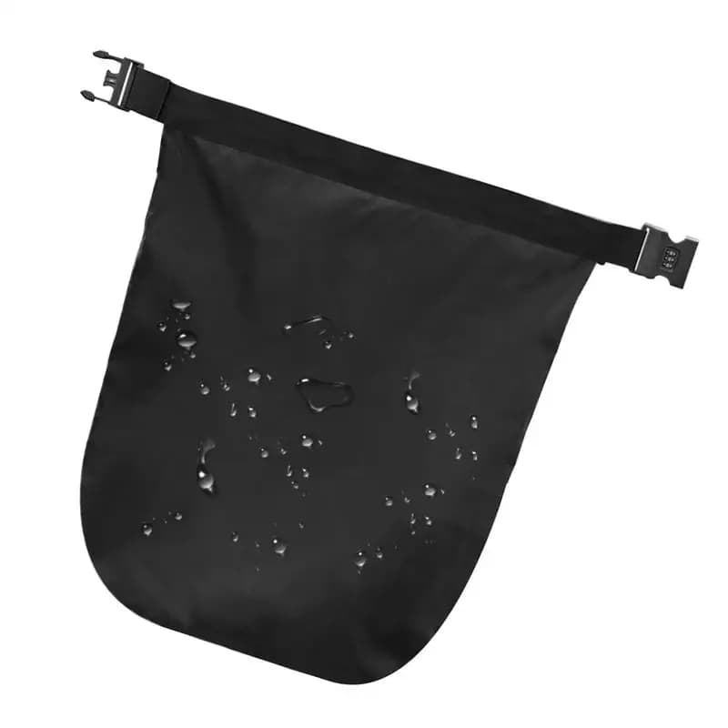 Borsa per casco Tasca per moto resistente all'acqua Borsa per attrezzatura da equitazione per casco grande con lucchetto a combinazione per bici da avventura di strada