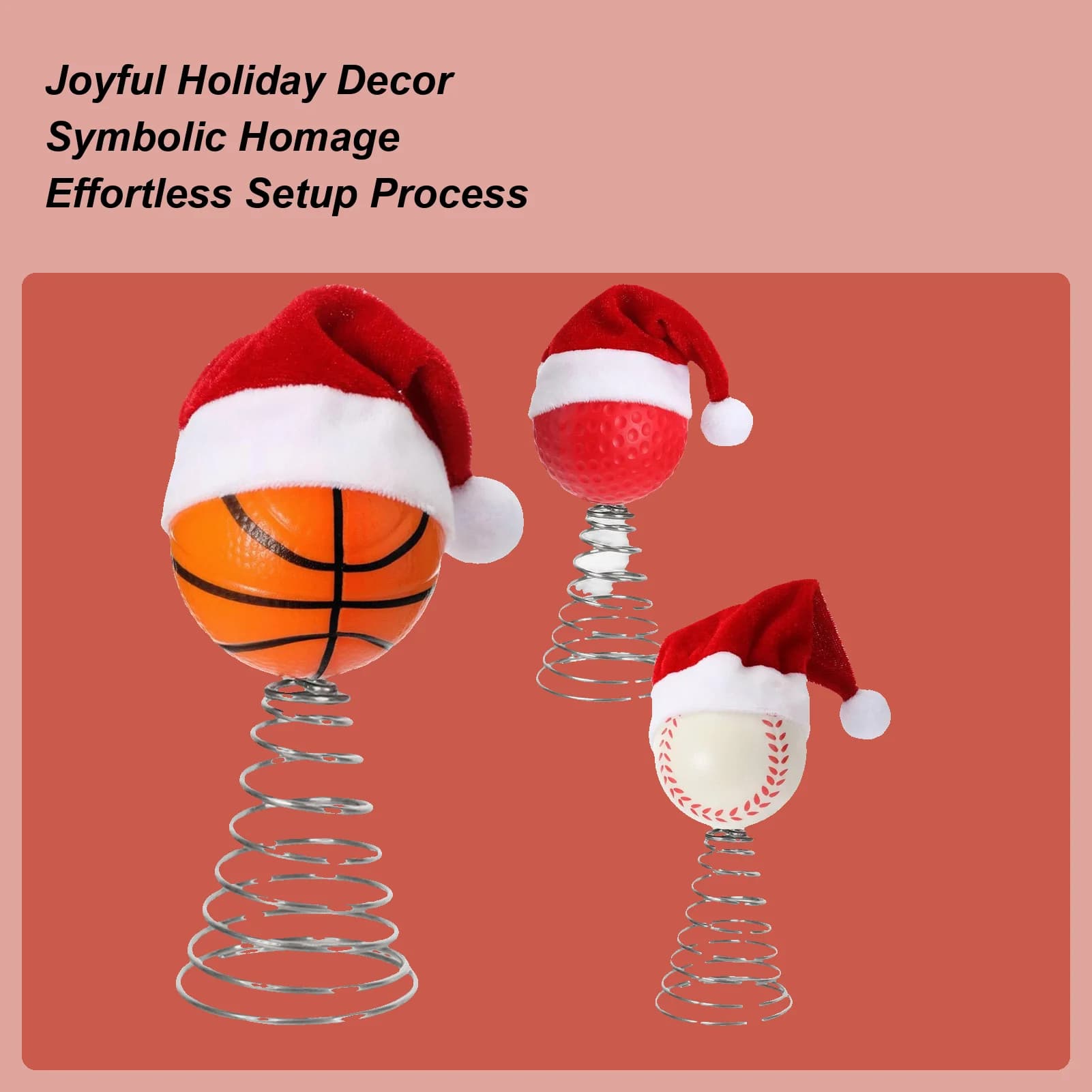 Pendenti per la decorazione dell'albero di Natale Palla di Natale Disposizione della scena della finestra Puntelli Baseball Golf Home Topper dell'albero di Natale