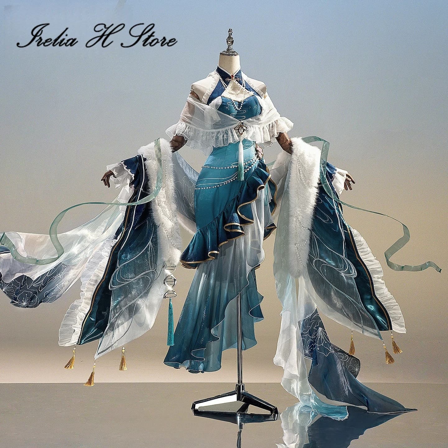 Pre-ordine Irelia H Store Honkai: Star Rail Ruan Mei Costume Cosplay Ruan Mei Abito Sexy Vestito per Halloween da donna