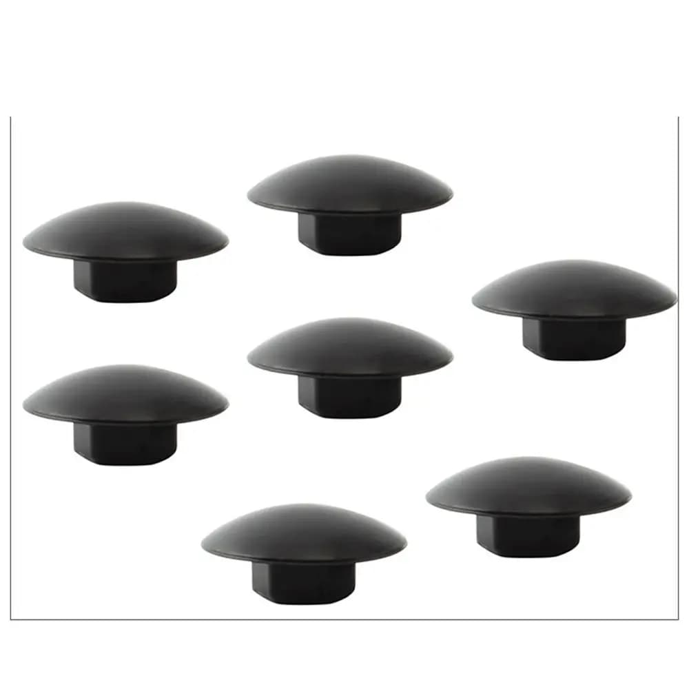 5/10pcs Auricolare Della Bicicletta Tappo Stelo Coperchio Superiore M6 Vite Impermeabile Antipolvere Bulloni Parti di Gomma Nera Accessori Esterno MTB bici