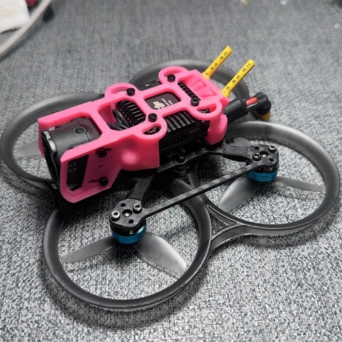 Elica per PC grigia Hqprop T2.2x1.6x3 per drone da corsa Fpv - Poli carbonato resistente e leggero