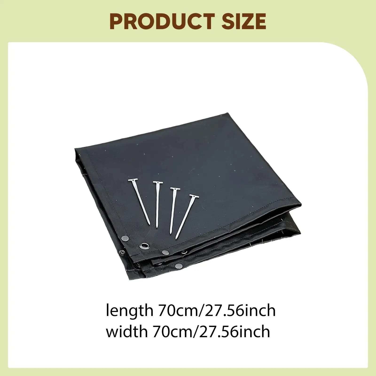 Fireproof Mat Heat Insulation Grill Blanket BBQ Cooking Pad Non Stick Fire Retardant for Camping Lawn Deck