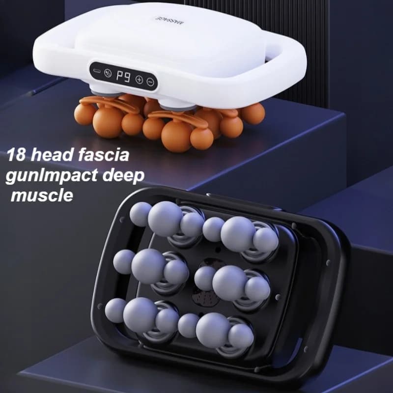18-head massage plate, rechargeable via USB, whole body and neck, weight-loss tool, 2000 mAh battery, for athletes and home use