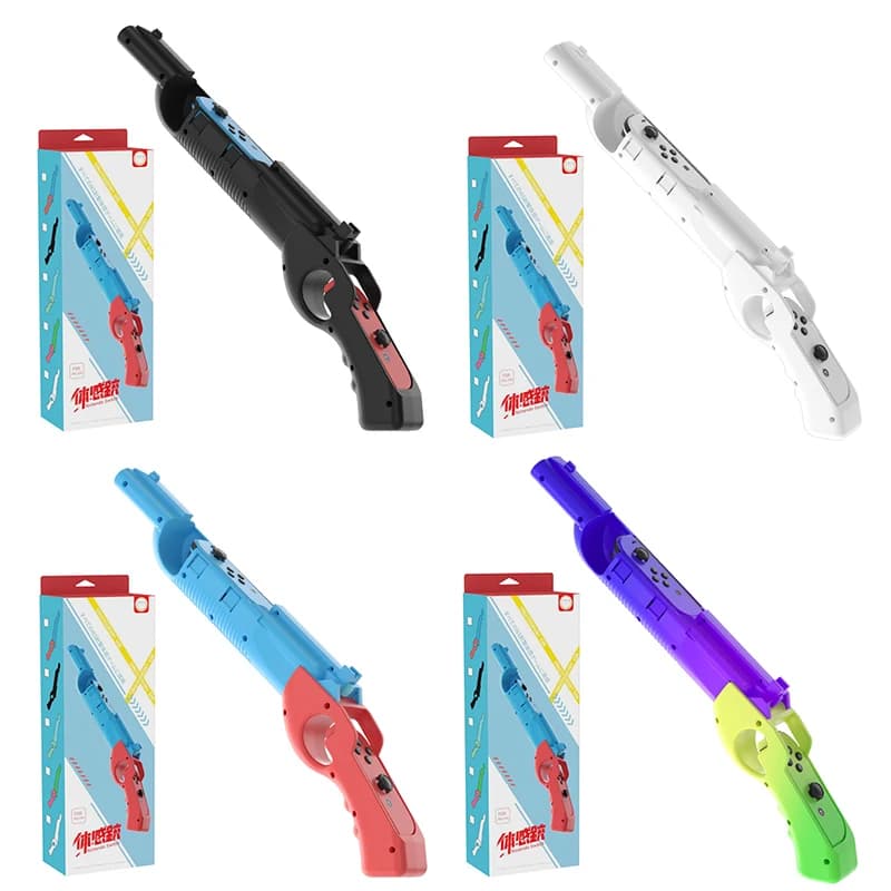 Pistola da gioco di tiro per Nintendo Switch Oled Move Handle Butt Butt Ns Accessori per console di gioco Switch Gun per aumentare la sensazione del corpo