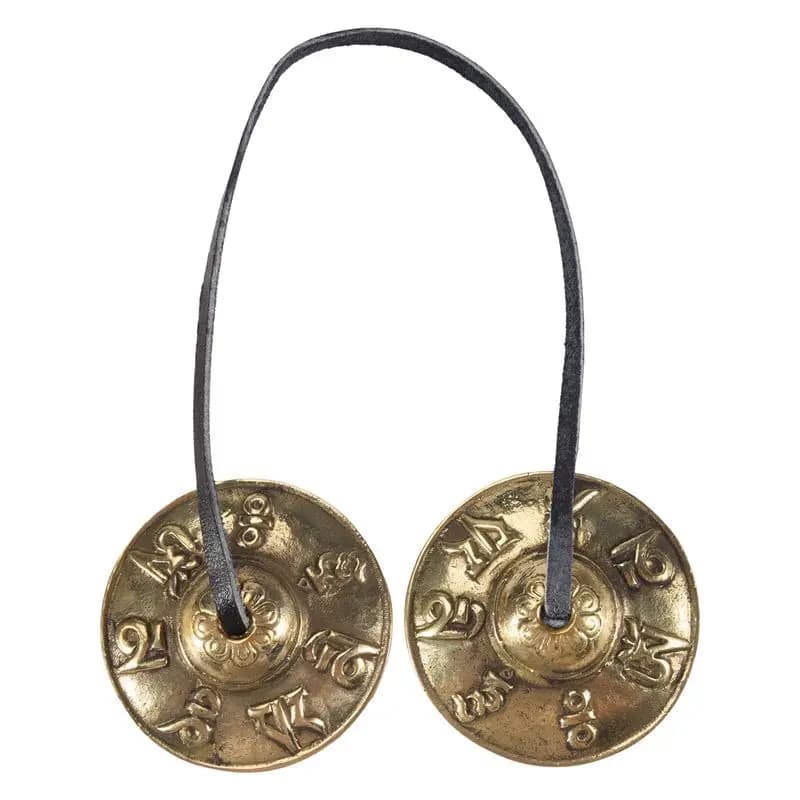 AA90-Tibetan Tingsha Cymbals Meditation Bells 6.5 Cm Meditation Chime Bells,Meditation Yoga Bell For Percussion Instrument
