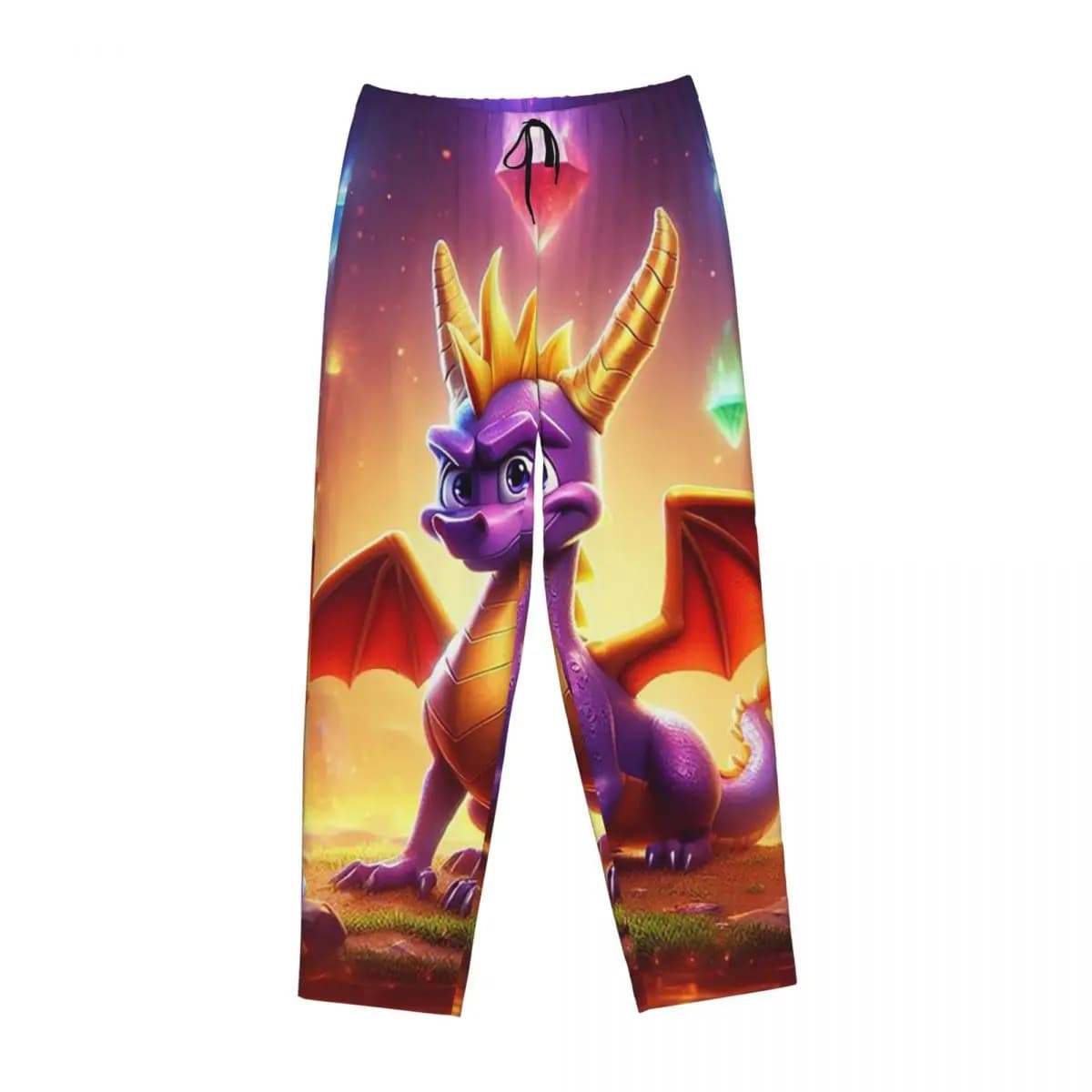 Custom Ice Spyro Women Pajama Pants Lounge Sleep Sleepwear Bottoms with Pockets