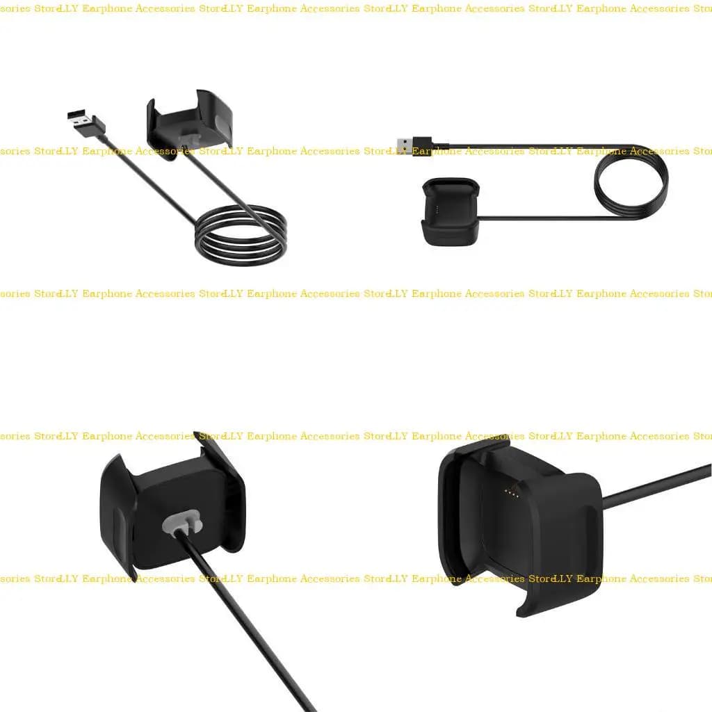 462E Black USB Fast Power Charging Dock Stand Cradle Station for 2 watches accessories