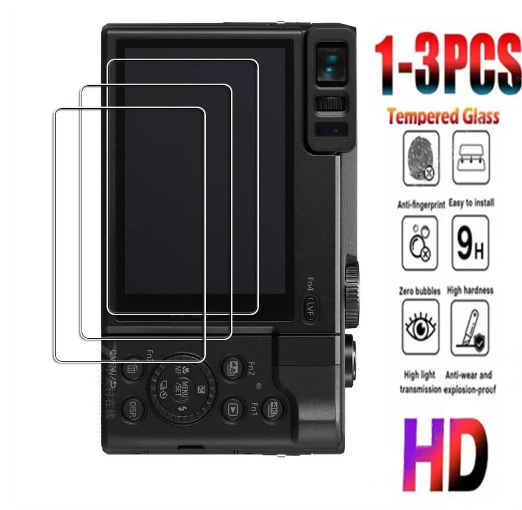 1-3PCS 9H HD Vetro temperato per Panasonic LUMIX TZ90 ZS70 TZ70 ZS50 TZ85 TZ57 TX1/TX2 Pellicola protettiva per schermo LCD della fotocamera