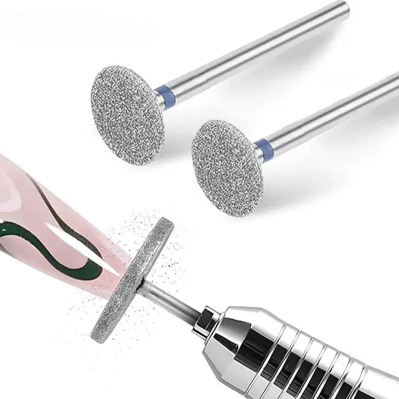Removal Head Drill Toe for nails electric diamantle Disc for grinding white T Brakes Grinding Machine for cuticles Art tools Nail polishing tips