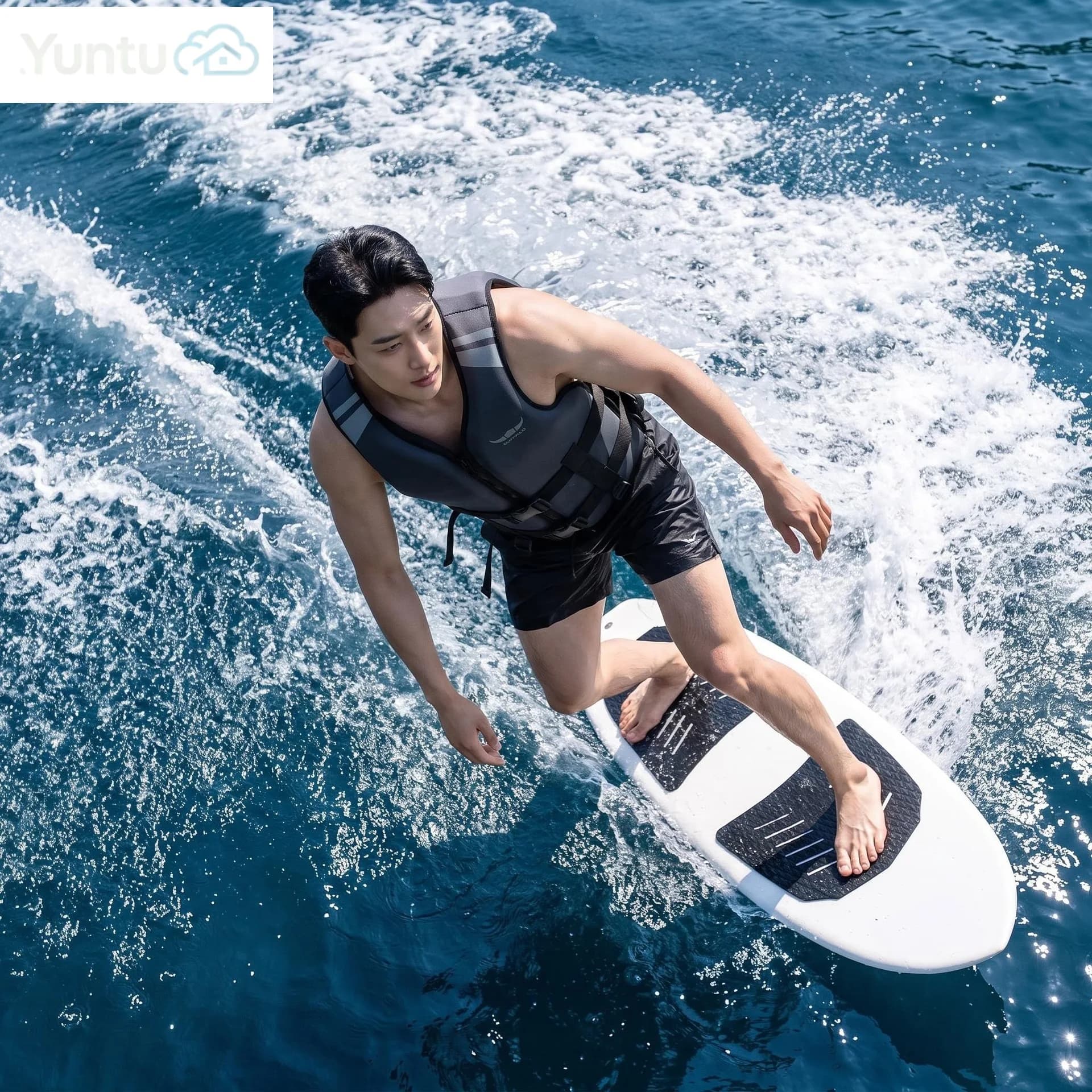 Anti‑Collision Portable Life Vest Buoyancy Aid Safety Float Jacket for Jet Ski Surfing Water Skiing Swimming