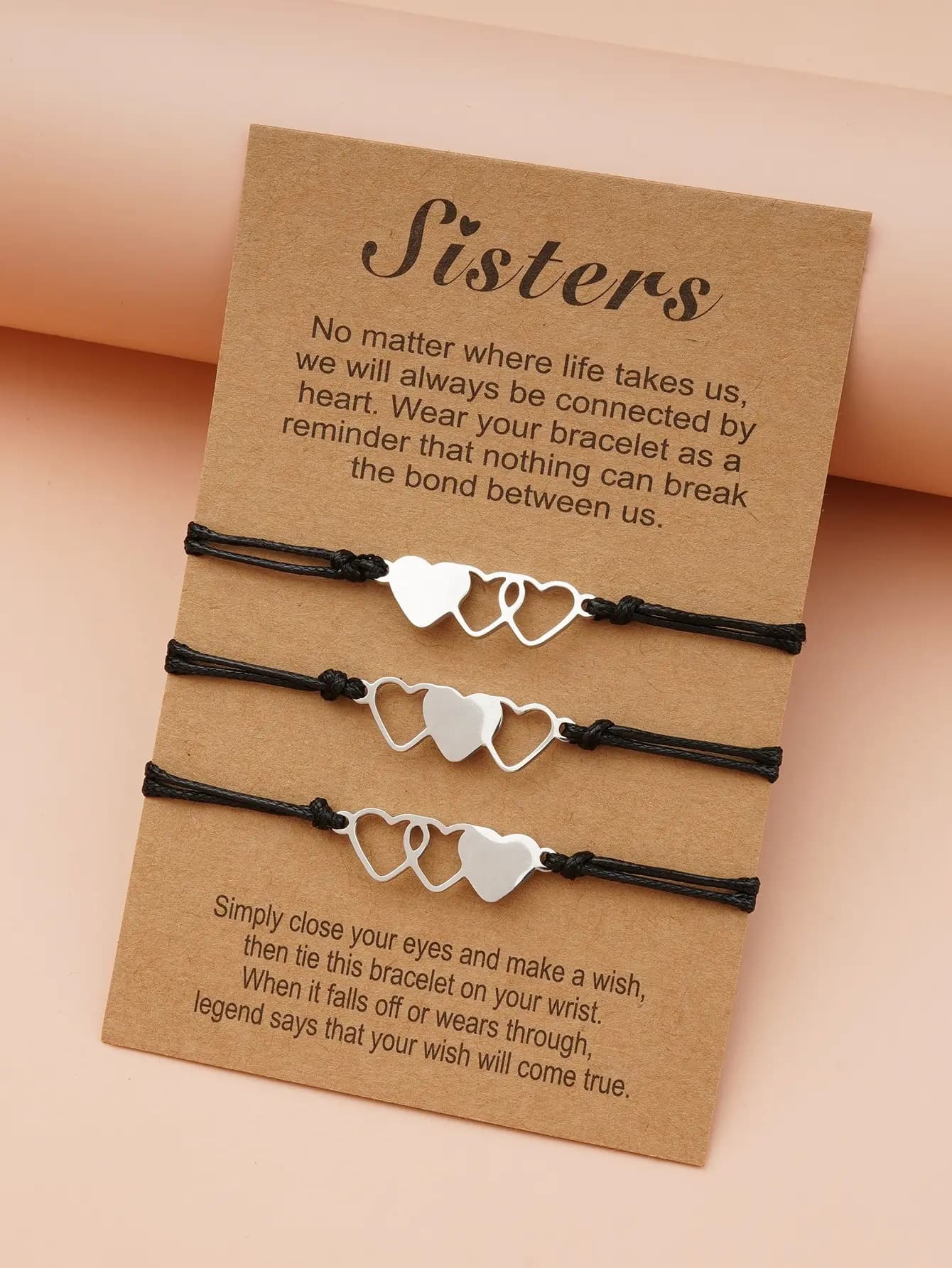 3pcs Heart Decor Bracelet Valentines