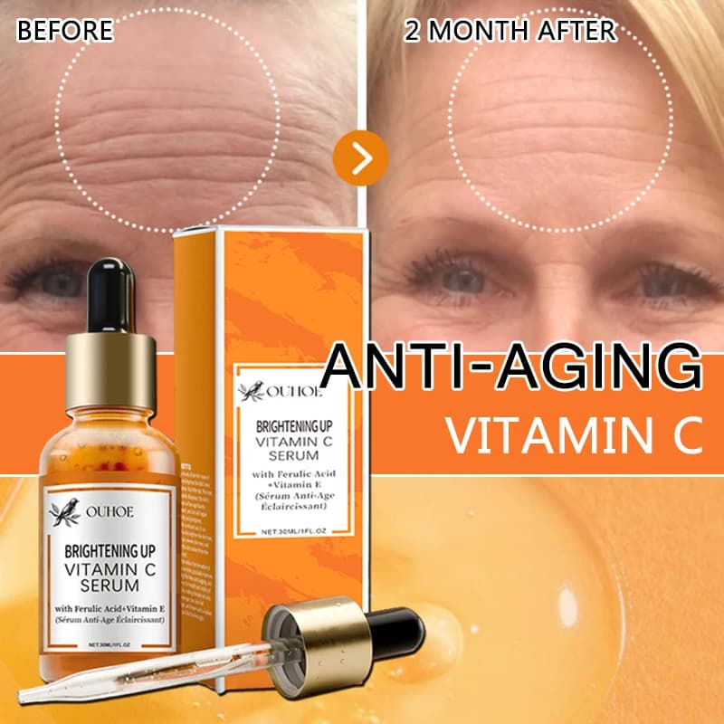 Serum Face to Vitamin C Anti Aging Skin Scratch Dissolvency Thin Lines Antiwrinkles Skin Care Lifting Korean Product