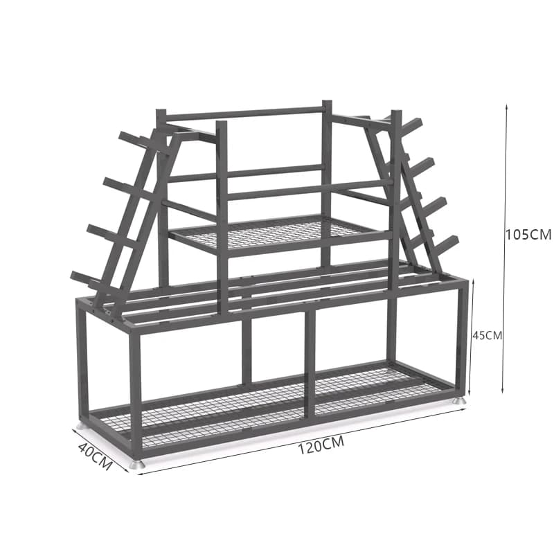 Mobile Yoga Mat Foam Shaft for Fitness Equipment Storage Rack