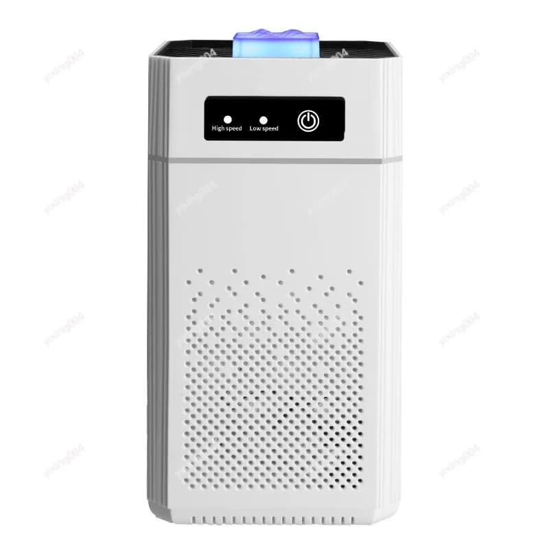 Piccolo Purificatore d'Aria Portatile, Dispositivo a Ioni Negativi per Eliminare Odori e Profumi in Casa