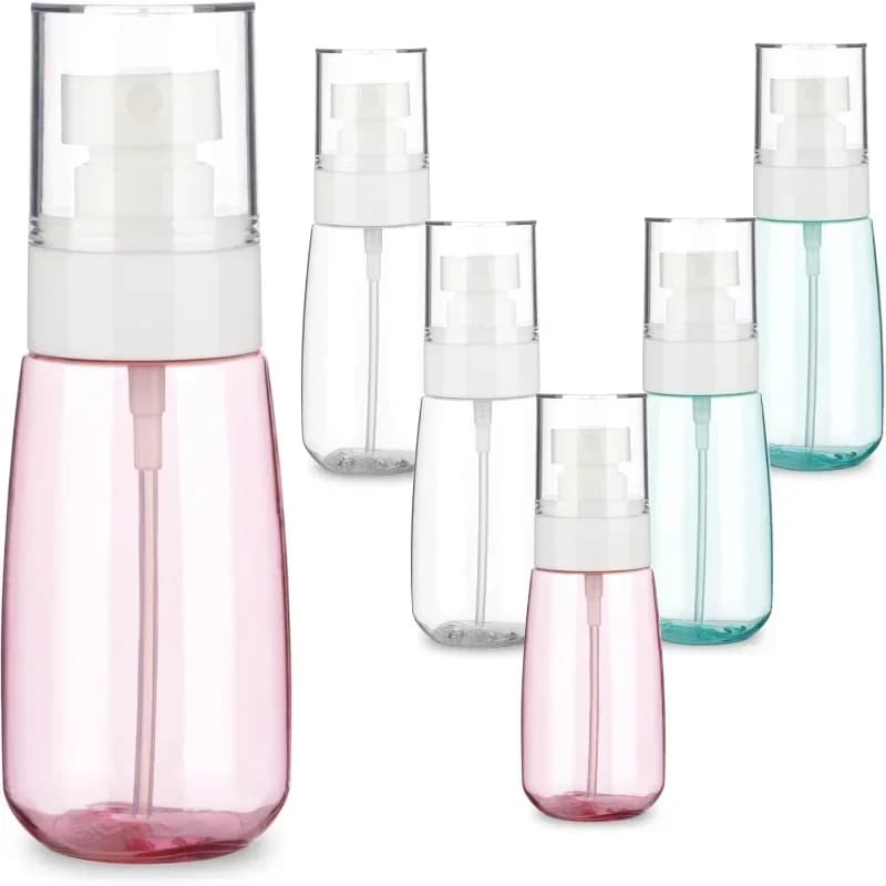 Flacone Spray Ricaricabile Vuoto da 2oz 60ml 100ml, Antigoccia, per Profumi, Oli Essenziali, Tonici, Acqua di Rose, Cosmetici