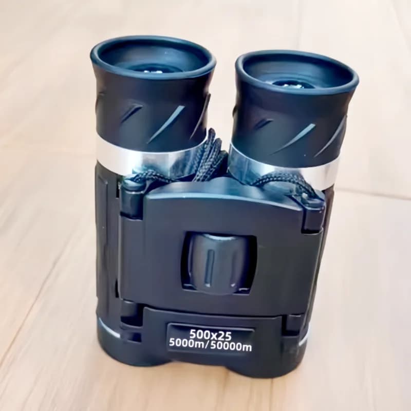 500 x25 portatile Hd Zoom 5000M/50000M binocolo telescopio potente pieghevole visione a lunga distanza caccia sport da campeggio all'aperto