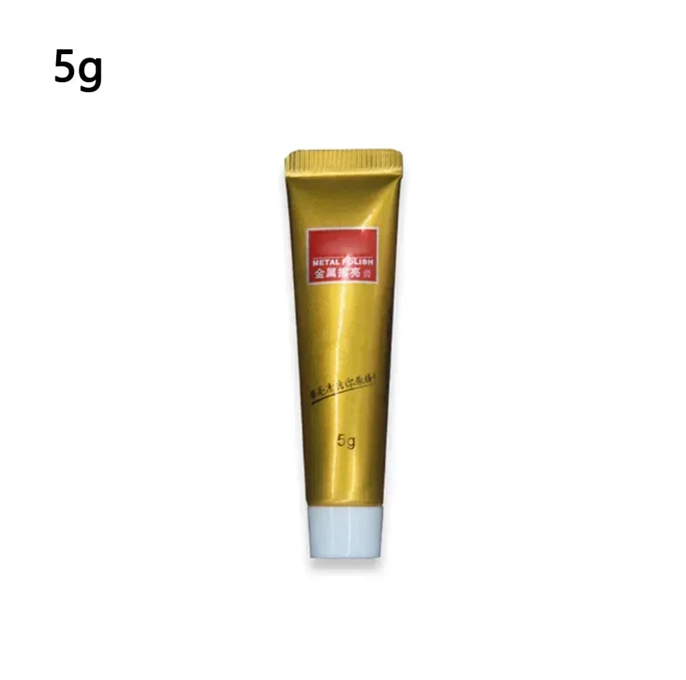 5g-15g Crema per la pulizia del smalto abrasivo per metalli Pasta lucidante per rimozione ruggine per ferro/cromo/ottone/rame/nichel/acciaio inossidabile
