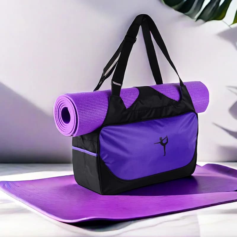Zaino Portatile Oxford per Tappetino Yoga, Borsa Multifunzionale Impermeabile per Palestra, Borsa Sportiva Senza Tappetino Yoga