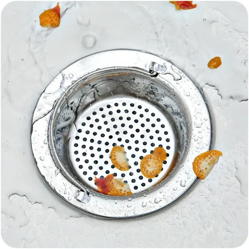 Kitchen Strainers Home Stainless Steel Waste Sink Strainer Plug Drain Filter Basket Drainer Kitchen Sink Accessories