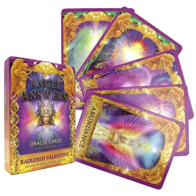 Carte dei tarocchi Angelo Risposte Carte Oracle Giochi da tavolo Inglese per la famiglia Regalo Festa Carte da gioco Giochi da tavolo Intrattenimento
